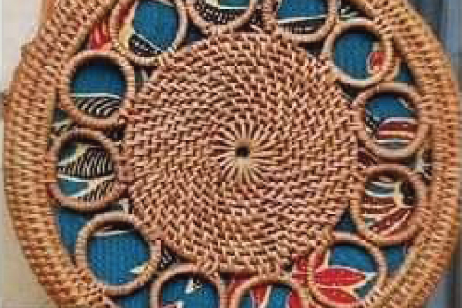 Rattan - Woven Bags Genuine with Different Design -G44 Rattan Bags